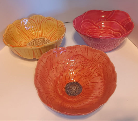 Floral bowl set