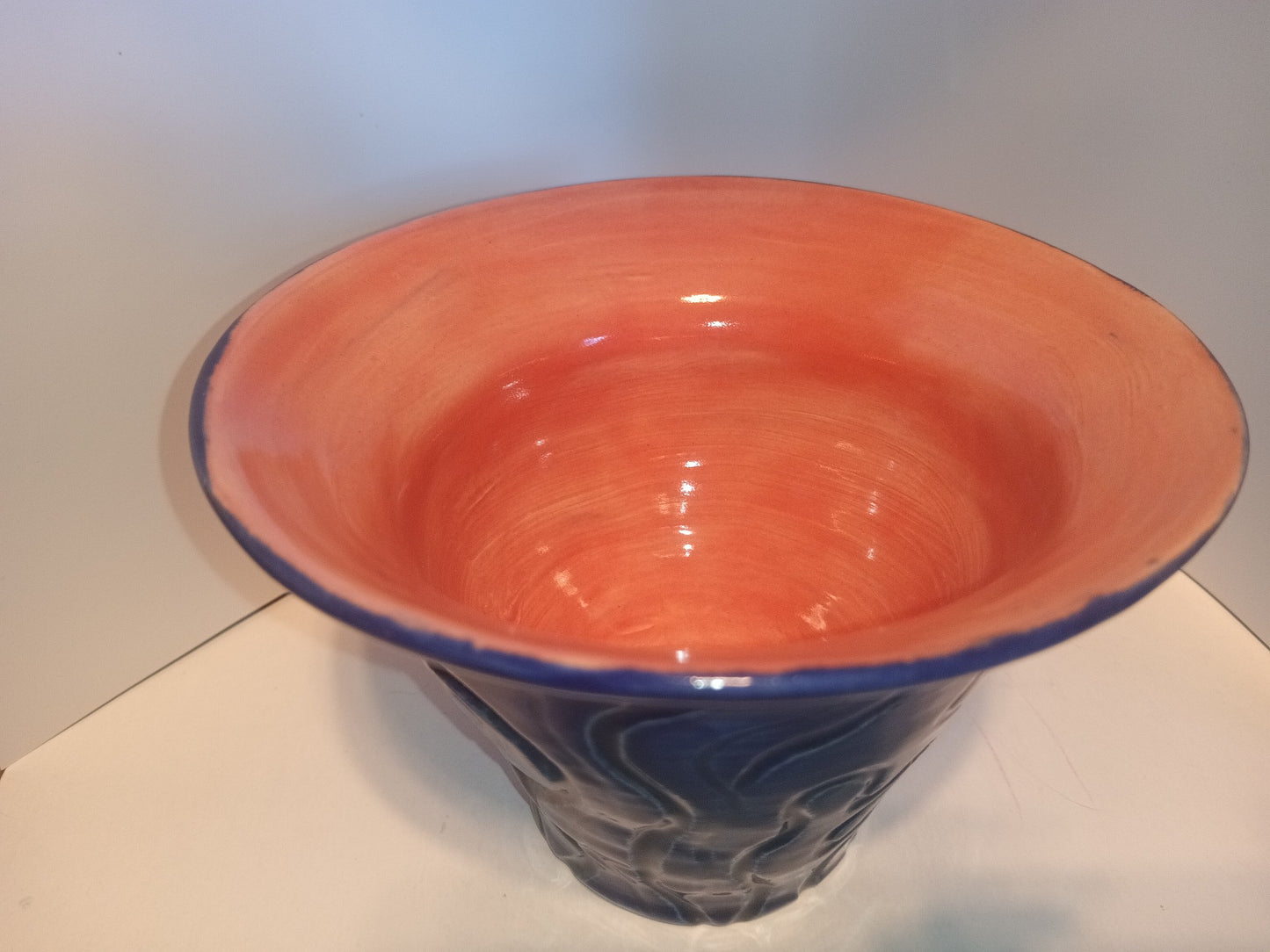 Blue Swirl Vase