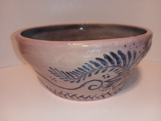 Purple Floral Planter