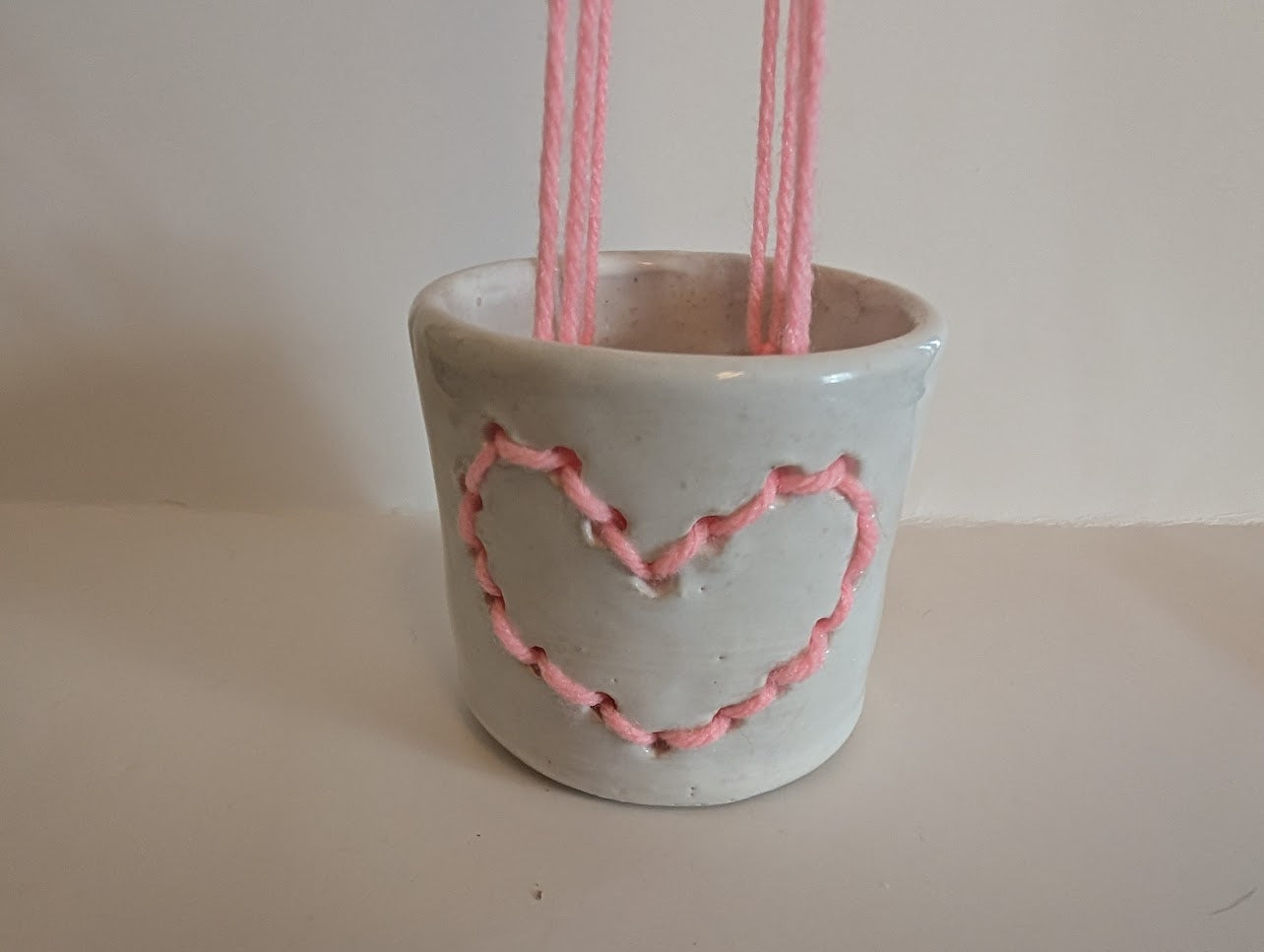 Hanging Heart planter