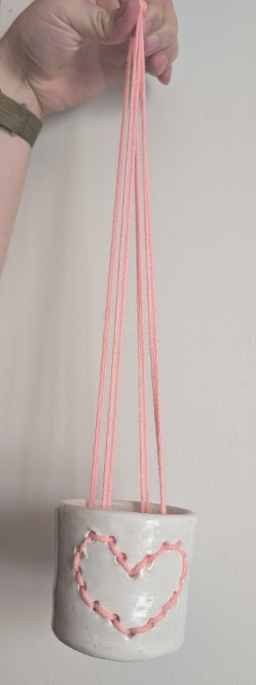 Hanging Heart planter