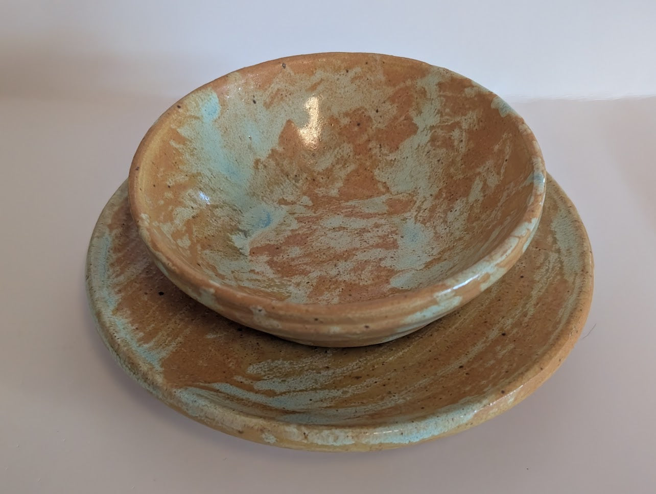 Matching plate and bowl