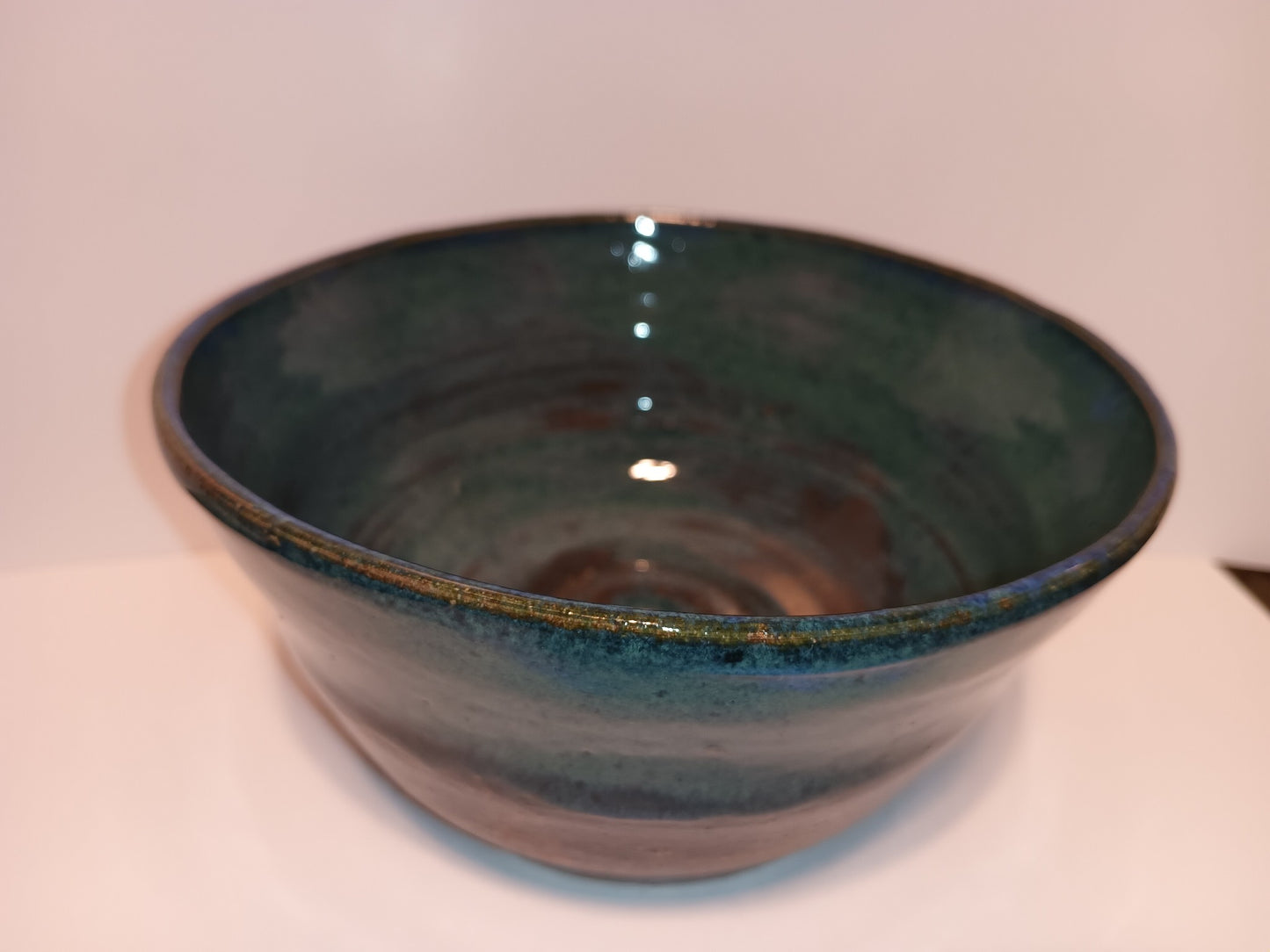 Teal and Copper Planter